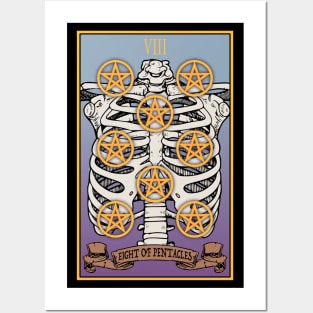 Eight of Pentacles Posters and Art